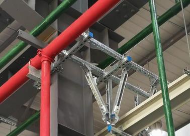 泾川该抗震支架的整体式支吊架结构协调性好